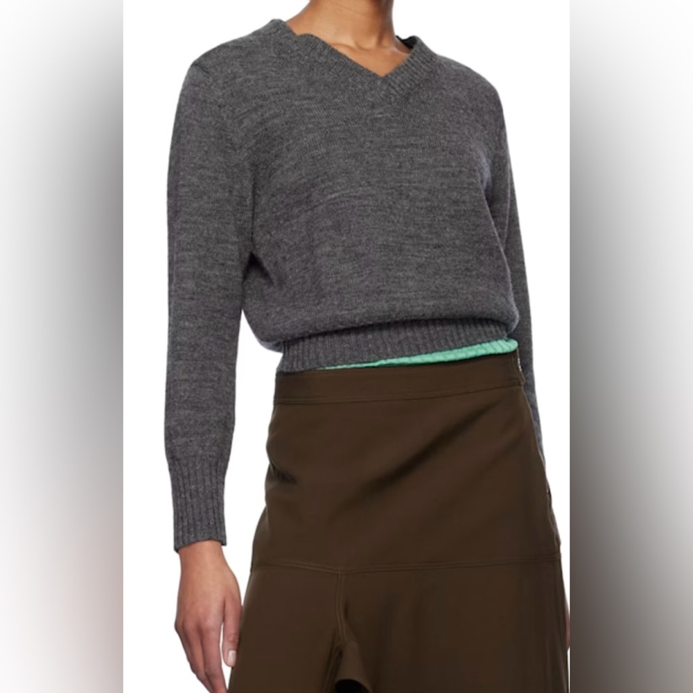 Maryam Nassir Zadeh Gray Sweater